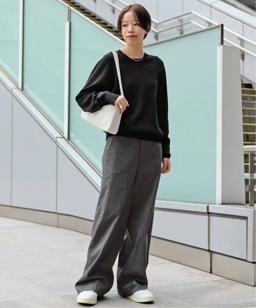 AP STUDIO T/R Wide slacks ワイドスラックス　36 AP STUDIO（エーピーストゥディオ）の「《予約》T/R wide slacks