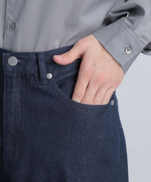HARE（ハレ）の「ワイドダブルニーデニムパンツ（パンツ・メンズ・ブラック09/ブルー86・S/M）」の12枚目の写真