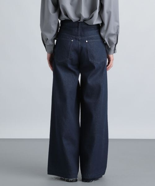 HARE（ハレ）の「ワイドダブルニーデニムパンツ（パンツ・メンズ・ブラック09/ブルー86・S/M）」の10枚目の写真