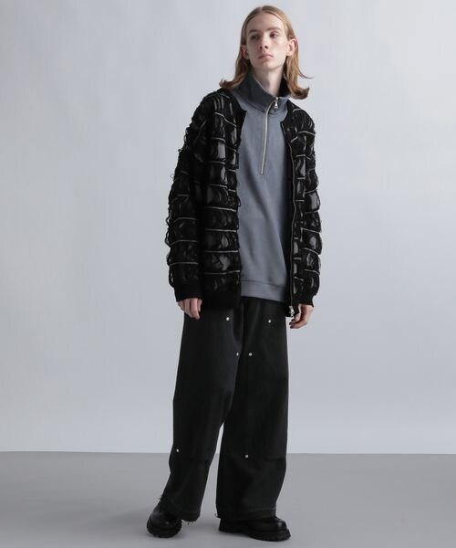 HARE（ハレ）の「ワイドダブルニーデニムパンツ（パンツ・メンズ・ブラック09/ブルー86・S/M）」の3枚目の写真