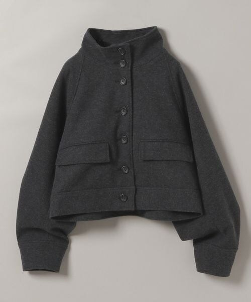 JEANASIS　スタンドカラーショートコート JEANASIS（ジーナシス）の「スタンドカラーショートコート
