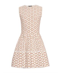 Alexander McQueen | Alexander McQueen Flower-intarsia stretch-knit mini dress(ワンピース)