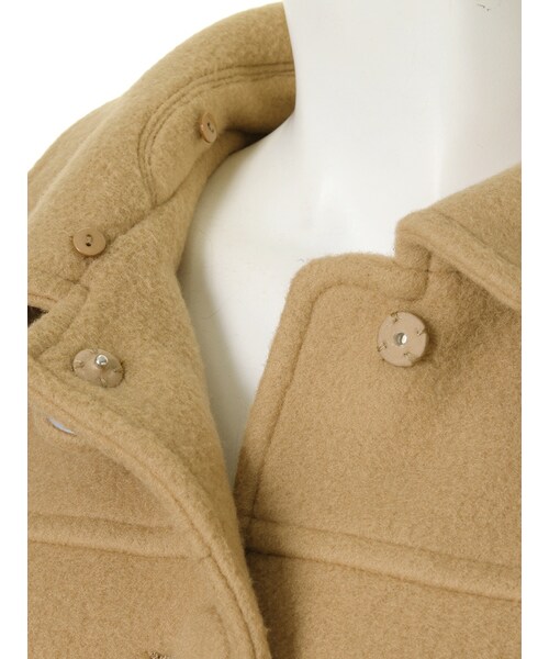 dazzlin（ダズリン）の「【W】襟ファー付きウエストリボンガーリーコート（ジャケット/アウター・レディース・オフホワイト/グレー/ベージュ・S/M）」の11枚目の写真