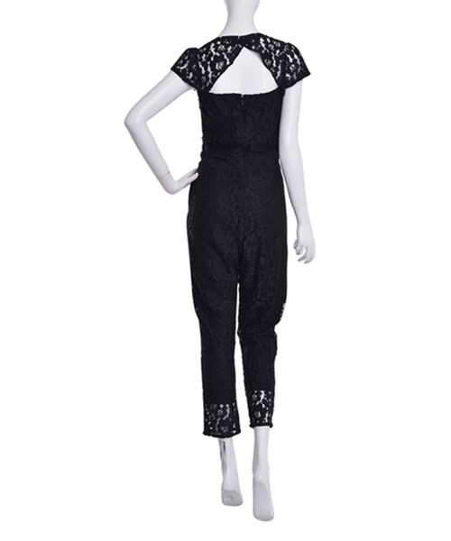 dazzlin（ダズリン）の「【W】レースバックシャンオールインワン（オールインワン・サロペット・レディース・アイボリー/ブラック/ブルー・S/M）」の6枚目の写真