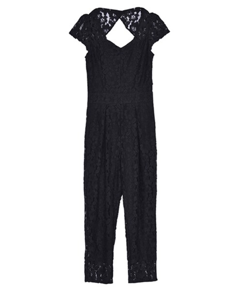 dazzlin（ダズリン）の「【W】レースバックシャンオールインワン（オールインワン・サロペット・レディース・アイボリー/ブラック/ブルー・S/M）」の13枚目の写真