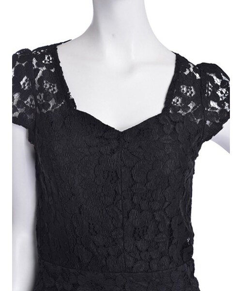 dazzlin（ダズリン）の「【W】レースバックシャンオールインワン（オールインワン・サロペット・レディース・アイボリー/ブラック/ブルー・S/M）」の8枚目の写真