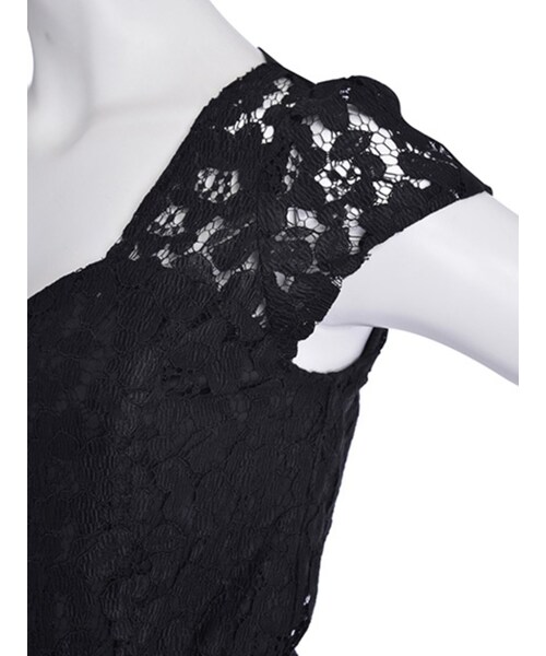 dazzlin（ダズリン）の「【W】レースバックシャンオールインワン（オールインワン・サロペット・レディース・アイボリー/ブラック/ブルー・S/M）」の12枚目の写真