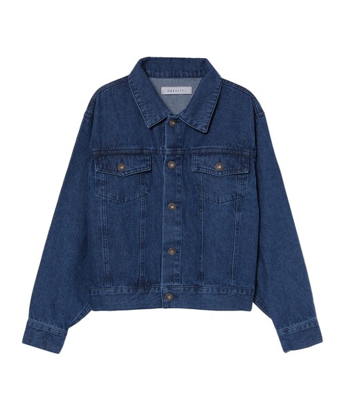 dazzlin（ダズリン）の「【R】Gジャン（ジャケット/アウター・レディース・ブルー/インディゴ・F）」の12枚目の写真