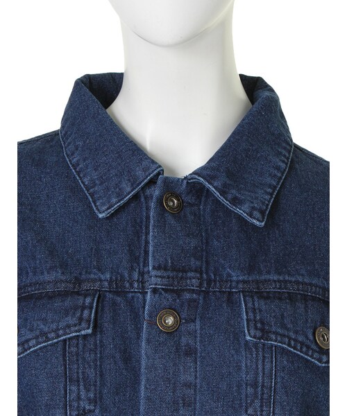 dazzlin（ダズリン）の「【R】Gジャン（ジャケット/アウター・レディース・ブルー/インディゴ・F）」の7枚目の写真
