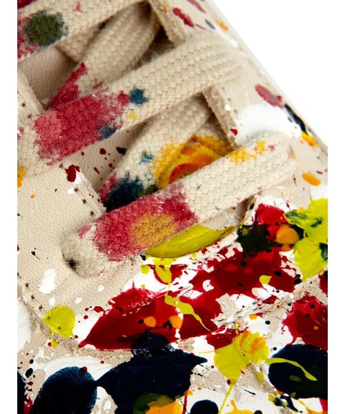 Maison Margiela(メゾンマルジェラ)の「Maison Martin Margiela Paint-splatter leather low-top trainers(スニーカー・レディース・other・36 EU/IT/39.5 EU/IT/40 EU/IT/36.5 EU/IT/35.5 EU/IT/39 EU/IT/38.5 EU/IT/40.5 EU/IT/41 EU/IT)」の6枚目の写真