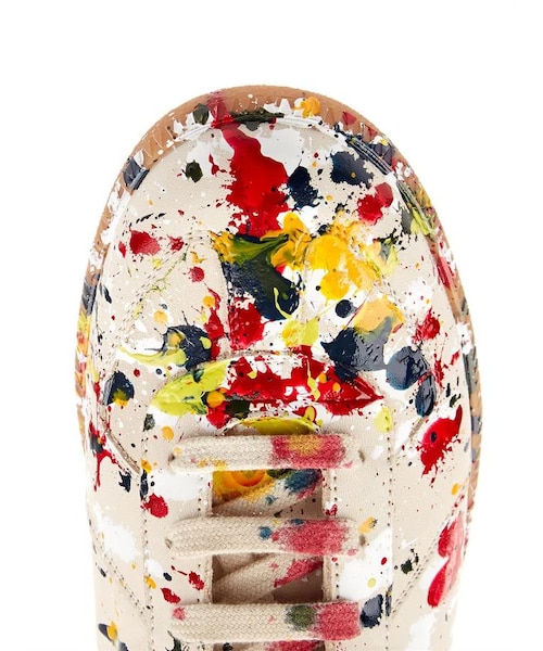 Maison Margiela(メゾンマルジェラ)の「Maison Martin Margiela Paint-splatter leather low-top trainers(スニーカー・レディース・other・36 EU/IT/39.5 EU/IT/40 EU/IT/36.5 EU/IT/35.5 EU/IT/39 EU/IT/38.5 EU/IT/40.5 EU/IT/41 EU/IT)」の7枚目の写真