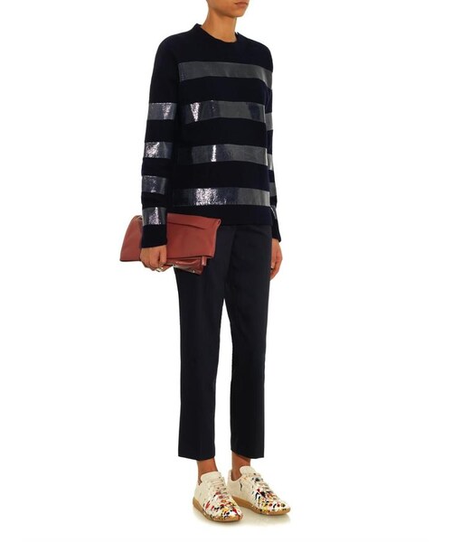 Maison Margiela(メゾンマルジェラ)の「Maison Martin Margiela Paint-splatter leather low-top trainers(スニーカー・レディース・other・36 EU/IT/39.5 EU/IT/40 EU/IT/36.5 EU/IT/35.5 EU/IT/39 EU/IT/38.5 EU/IT/40.5 EU/IT/41 EU/IT)」の5枚目の写真