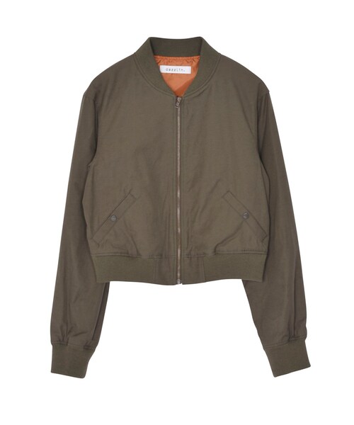 dazzlin（ダズリン）の「【Ｒ】ＭＡ－１（ジャケット/アウター・レディース・ブラック/ネイビー/カーキ）」の9枚目の写真