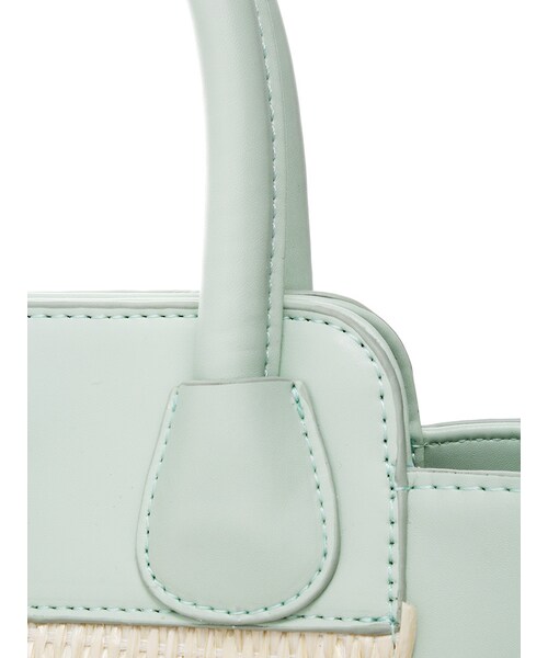 dazzlin（ダズリン）の「【goods】コンビＢＡＧｔｏＴｏｗｎ（バッグ・レディース・オフホワイト/ピンク/グリーン・F）」の9枚目の写真