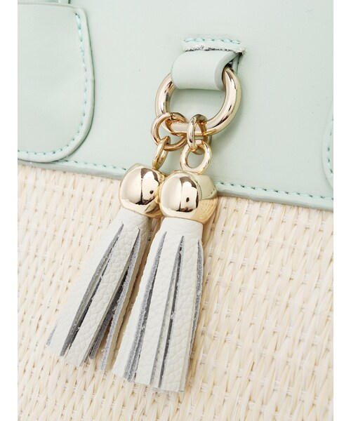 dazzlin（ダズリン）の「【goods】コンビＢＡＧｔｏＴｏｗｎ（バッグ・レディース・オフホワイト/ピンク/グリーン・F）」の11枚目の写真