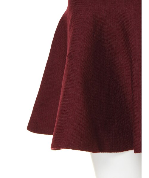 dazzlin（ダズリン）の「【dazzlin】ニットフレアスカート（スカート・レディース・ホワイト/グレー/ブラック/ボルドー・F）」の10枚目の写真