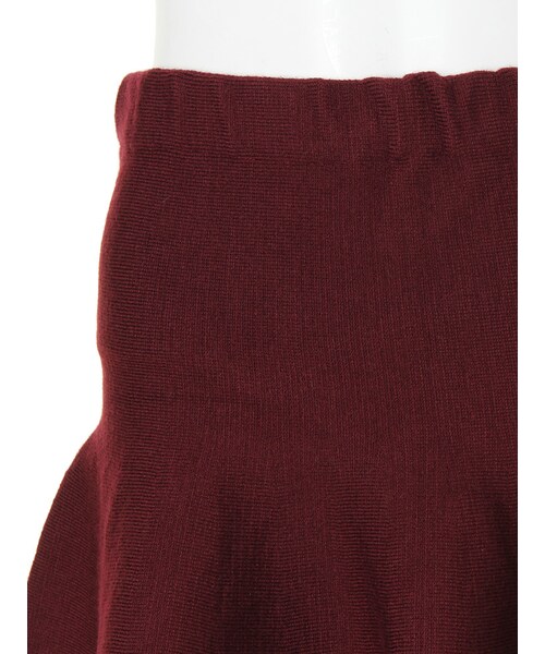 dazzlin（ダズリン）の「【dazzlin】ニットフレアスカート（スカート・レディース・ホワイト/グレー/ブラック/ボルドー・F）」の9枚目の写真