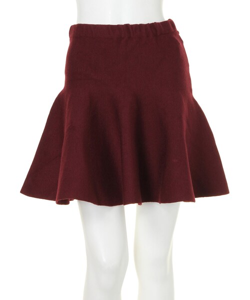 dazzlin（ダズリン）の「【dazzlin】ニットフレアスカート（スカート・レディース・ホワイト/グレー/ブラック/ボルドー・F）」の4枚目の写真