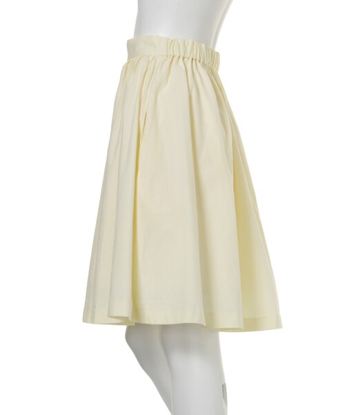 dazzlin（ダズリン）の「【R】コットンロングフレアスカート（スカート・レディース・ホワイト/イエロー/ネイビー/パープル/ミックス・F）」の7枚目の写真