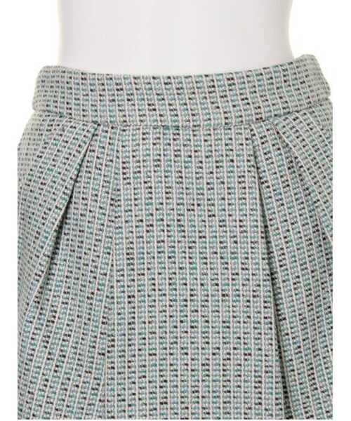 dazzlin（ダズリン）の「【W】ツイードタイトコクーンミニスカート（スカート・レディース・ピンク/ミントグリーン/ブルー・S/M）」の8枚目の写真