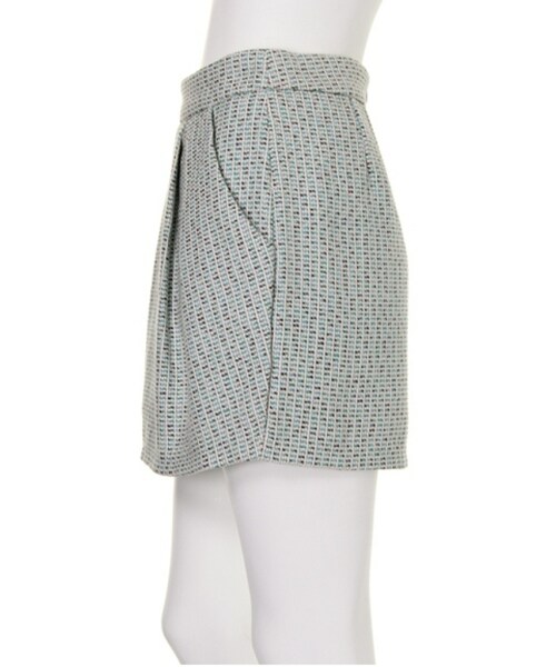 dazzlin（ダズリン）の「【W】ツイードタイトコクーンミニスカート（スカート・レディース・ピンク/ミントグリーン/ブルー・S/M）」の5枚目の写真