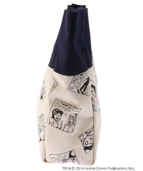 dazzlin（ダズリン）の「【goods】Archieコラボキャンバスバッグ（バッグ・レディース・レッド/ネイビー/ベージュ・F）」の6枚目の写真