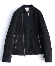 SHAREEF | SUEDE LEATHER ZIP BLOUSON(ジャケット/アウター)