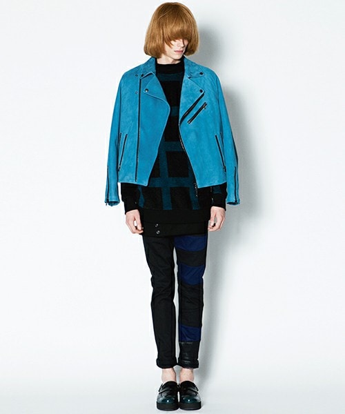 SHAREEF（シャリーフ）の「SUEDE LEATHER DOUBLE RIDERS JK（）」 - WEAR