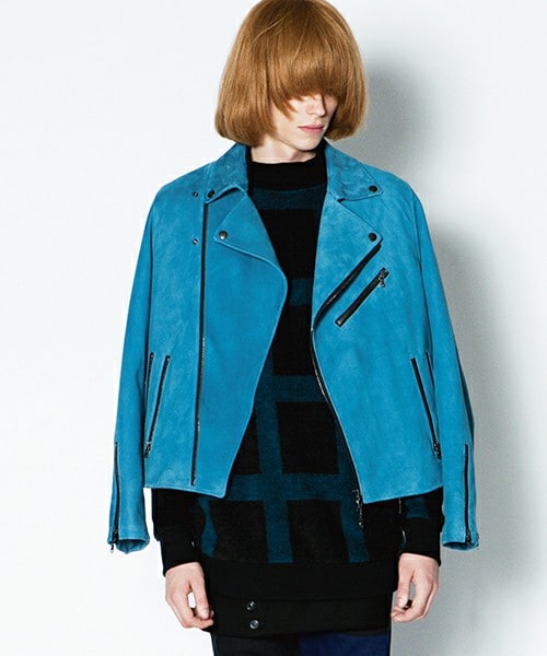 SHAREEF（シャリーフ）の「SUEDE LEATHER DOUBLE RIDERS JK（）」 - WEAR