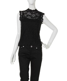 dazzlin | 【dazzlin】ハイネックレーストップス(トップス)