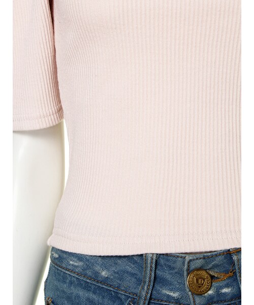 dazzlin（ダズリン）の「【W】バックリボンタートルトップス（トップス・レディース・オフホワイト/グレー/ピンク/ブルー・F）」の11枚目の写真