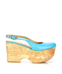 TOGA | Toga Leather slingback platform sandals(その他シューズ)