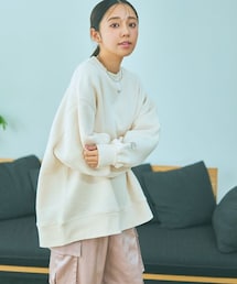 mysty woman（ミスティウーマン）の「ビッグシルエット裏毛プルオーバー（その他・レディース）」