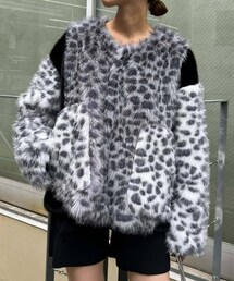 CIAOPANIC TYPY | 【etsinta/エシンタ】ブロッキングファーZIPコート(ジャケット/アウター)