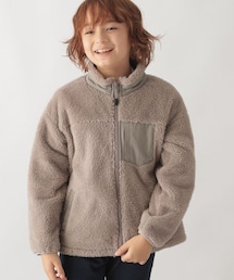 GLOBAL WORK（グローバルワーク）の「防風ボアスタンドジャケット/キッズ/100-160cm展開/アウトレット価格（ジャケット/アウター）」
