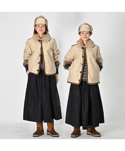 45R（フォーティファイブアール）の「サテン×ボアの908ブルゾン