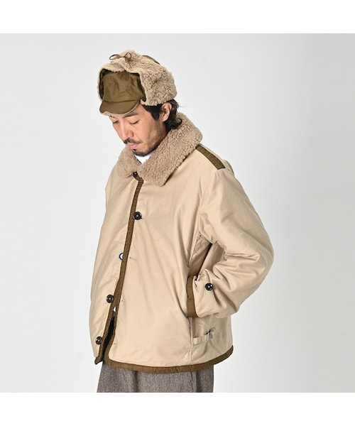 45R サテン×ボアの908ブルゾン 定価88000円 45R（フォーティファイブアール）の「サテン×ボアの908ブルゾン