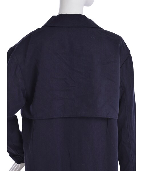 EMODA（エモダ）の「マキシトレンチコート（ジャケット/アウター・レディース・ブラック/ネイビー/ベージュ・S/M）」の8枚目の写真