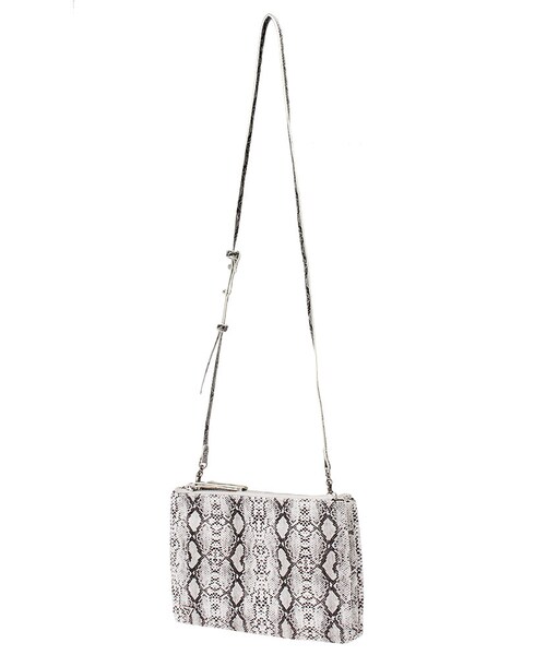 EMODA（エモダ）の「【S】パイソンコンパクトショルダーBAG（バッグ・レディース・ホワイト/ブラック・F）」の7枚目の写真