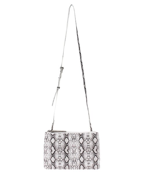 EMODA（エモダ）の「【S】パイソンコンパクトショルダーBAG（バッグ・レディース・ホワイト/ブラック・F）」の6枚目の写真