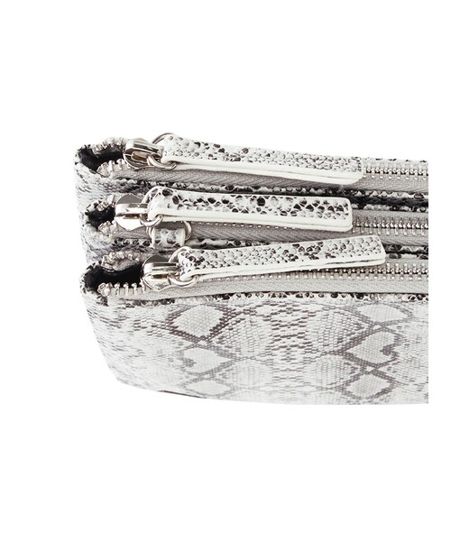 EMODA（エモダ）の「【S】パイソンコンパクトショルダーBAG（バッグ・レディース・ホワイト/ブラック・F）」の10枚目の写真