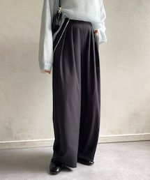 DouDou | 【マイナス3キロ見え！】NEWタックワイドパンツ(パンツ)
