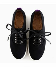 DHOLIC | パープルポイントレースアップスニーカー(スニーカー)