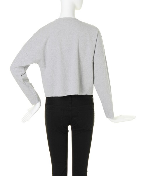 EMODA（エモダ）の「cut off ロングTシャツ（トップス・レディース・ホワイト/グレー/ブラック・S/M）」の10枚目の写真