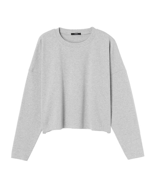 EMODA（エモダ）の「cut off ロングTシャツ（トップス・レディース・ホワイト/グレー/ブラック・S/M）」の3枚目の写真