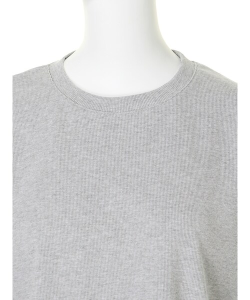 EMODA（エモダ）の「cut off ロングTシャツ（トップス・レディース・ホワイト/グレー/ブラック・S/M）」の11枚目の写真