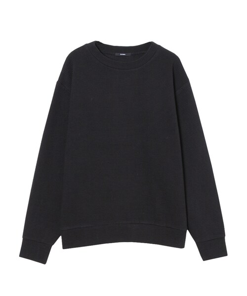 EMODA（エモダ）の「RIB BORDERトレーナー（トップス・レディース・ホワイト/ブラック/レッド/グリーン・F）」の2枚目の写真