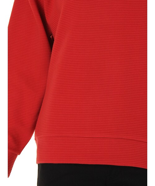 EMODA（エモダ）の「RIB BORDERトレーナー（トップス・レディース・ホワイト/ブラック/レッド/グリーン・F）」の18枚目の写真