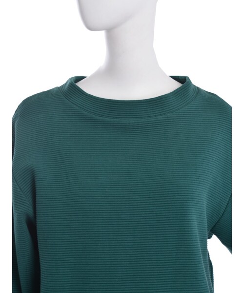 EMODA（エモダ）の「RIB BORDERトレーナー（トップス・レディース・ホワイト/ブラック/レッド/グリーン・F）」の11枚目の写真