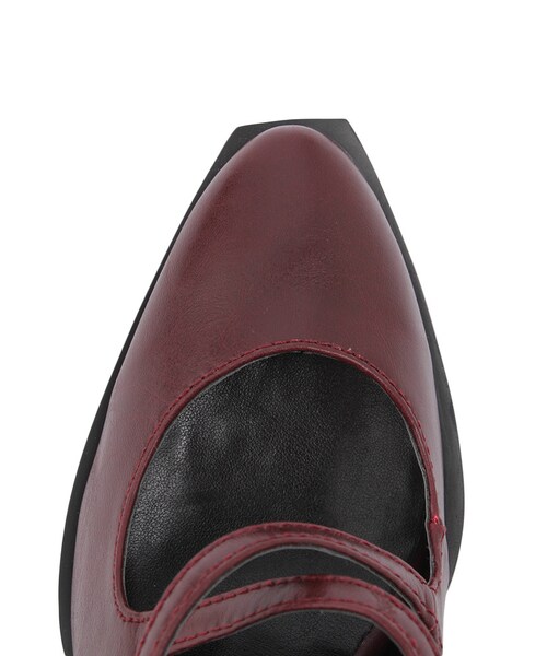 EMODA（エモダ）の「クロスラウンドSHOES（シューズ・レディース・ブラック/レッド/キャメル・S/M/L）」の9枚目の写真